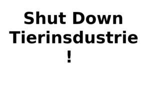 Shut down tierindustrie